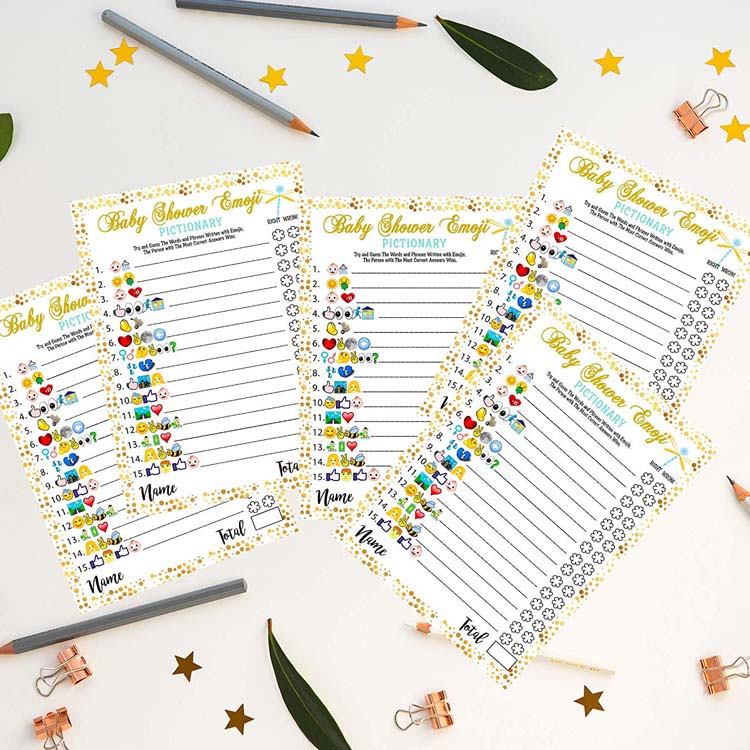 Custom Babies Gender Fun Guessing Games Cards