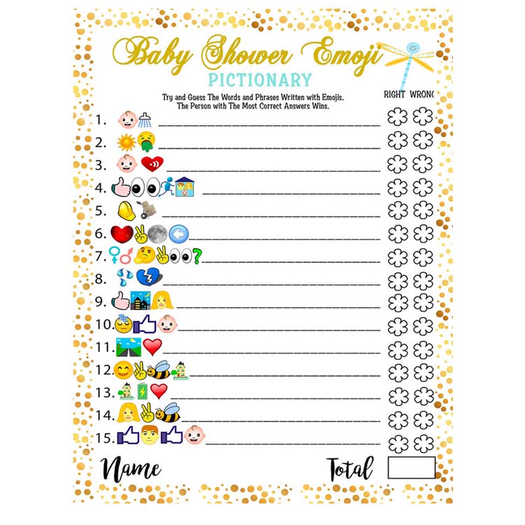 Custom Babies Gender Fun Guessing Games Cards