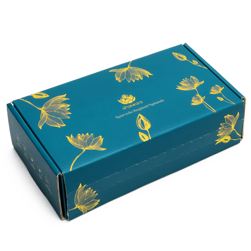 Custom Corrugated Box Shipping Box for Clothing with Self Adhesive