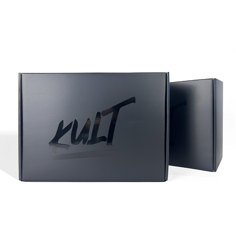 Custom Corrugated Paper Packaging Box with UV logo