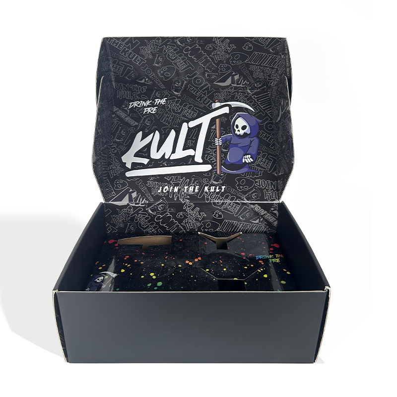 Custom Corrugated Paper Packaging Box with UV logo