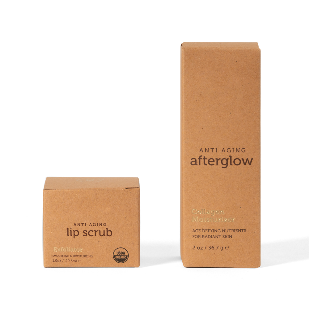 Custom Design Kraft Gift Box for Lip Scrub