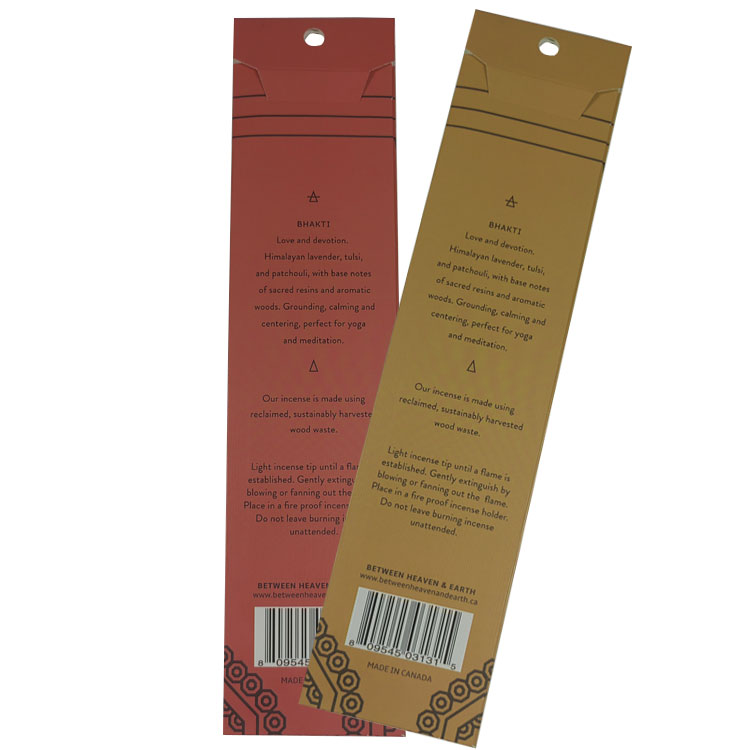 Custom Incense Stick Packaging Envelopes