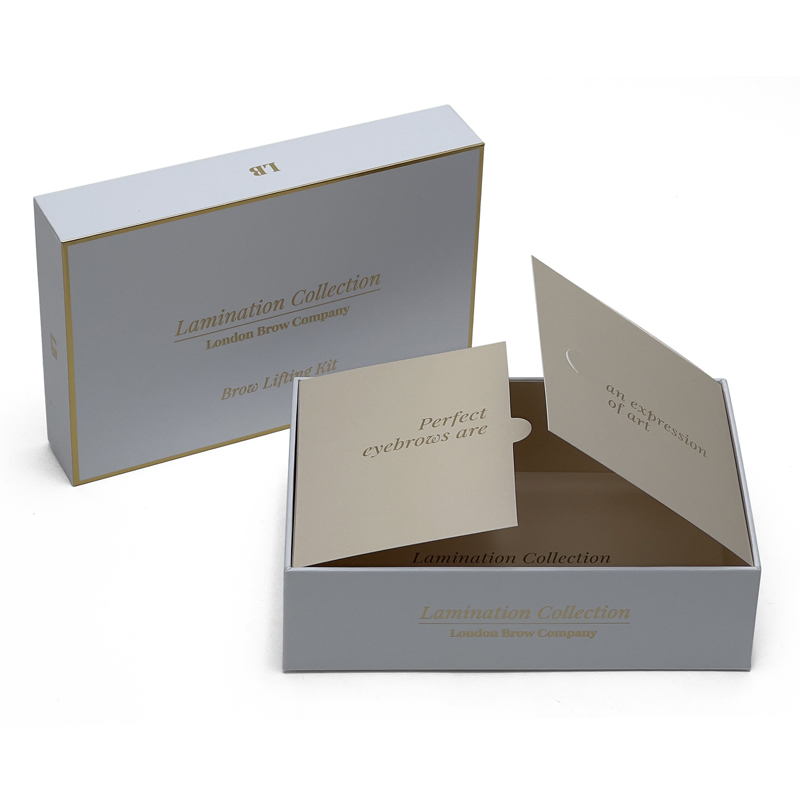 Custom Logo White Rigid Cardboard Packaging Box