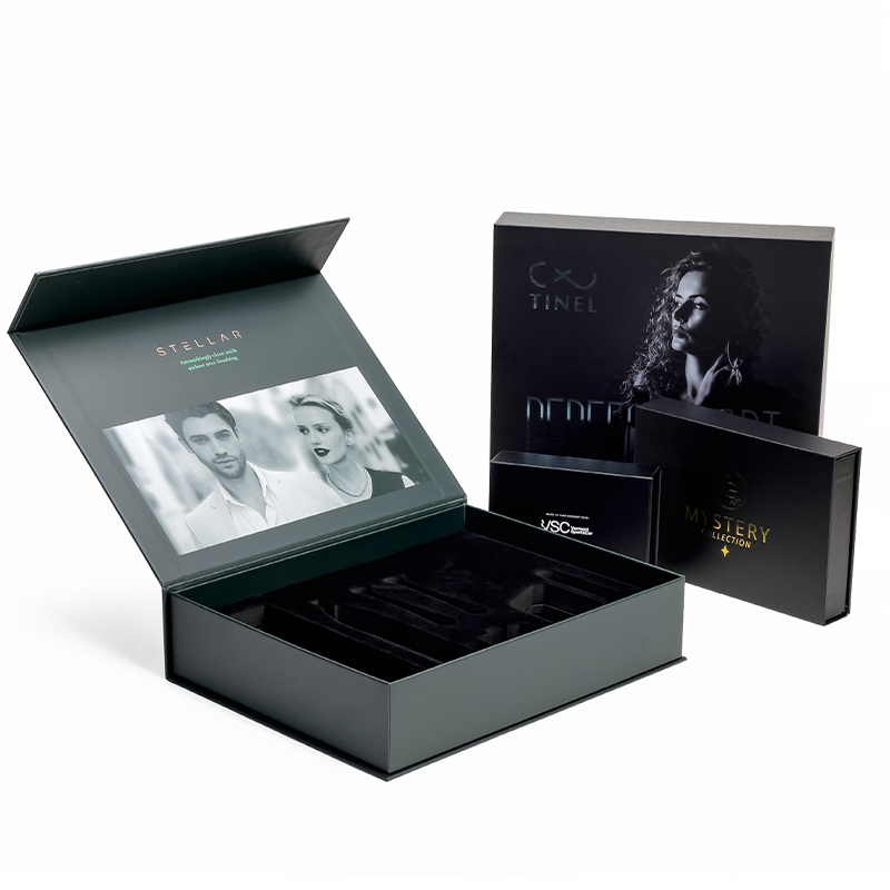 Custom Luxury Cardboard Magnetic Closure Gift Box for Toothbrush
