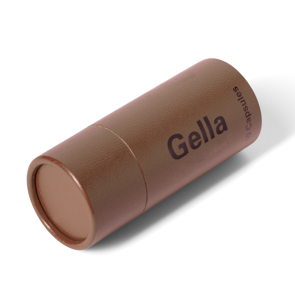 Custom Luxury Gold Foil Cardboard Cosmetic Cylinder Box