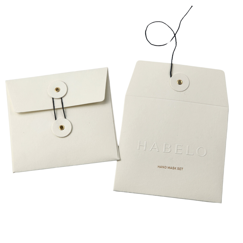 Custom Paper Envelope with String and Washer Closure