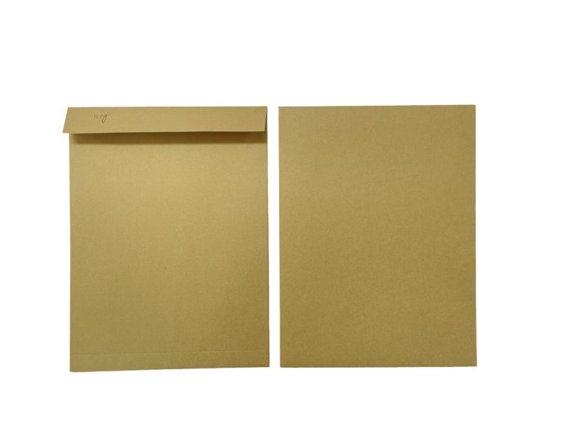 Custom Printed 150gsm 200gsm Brown Kraft Paper Self-Seal Security Mailing Envelope