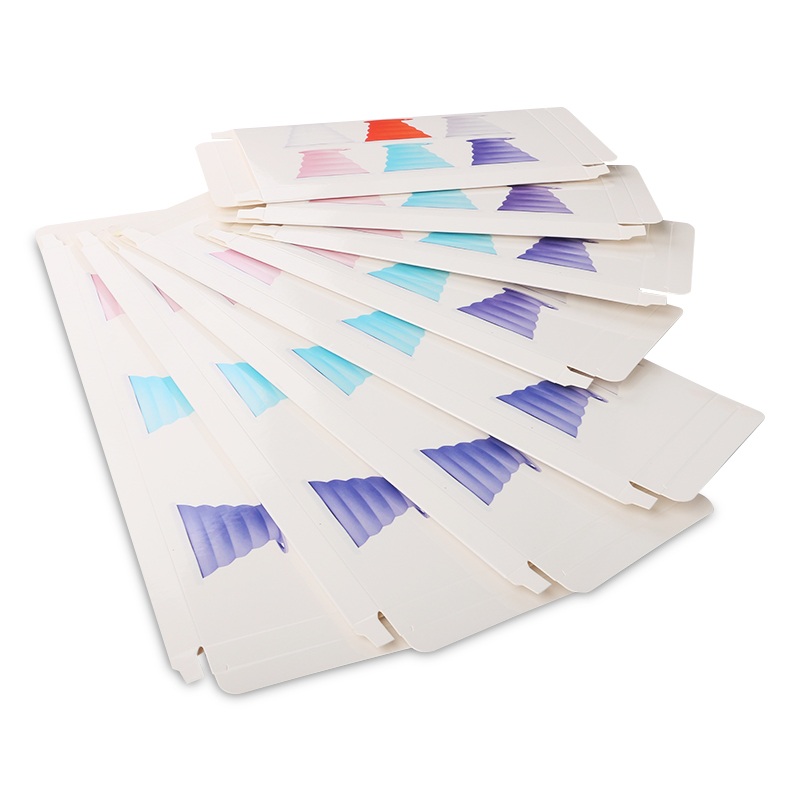 Custom Printed Art Paper Collapsible Silicone Cup Packaging Box