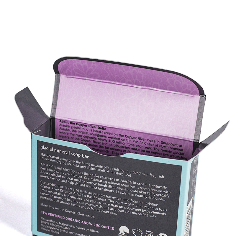 Custom Printed Natural Soap Paper Box Packaging