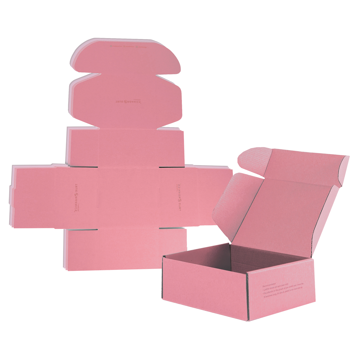 Custom Printed Pink Subscription Mailer Shipping Paper Boxes