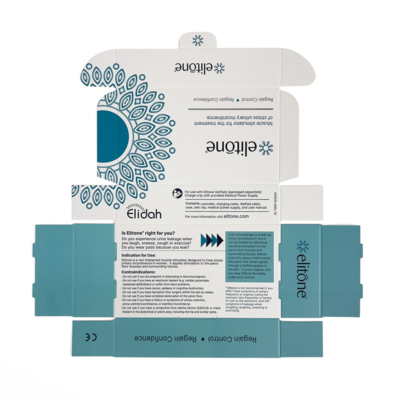Custom Printed White Blue Apparel Corrugated Mailer Box