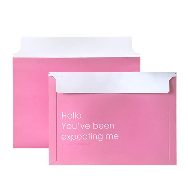 Custom Printing White Rigid 550G Paper Document Envelope