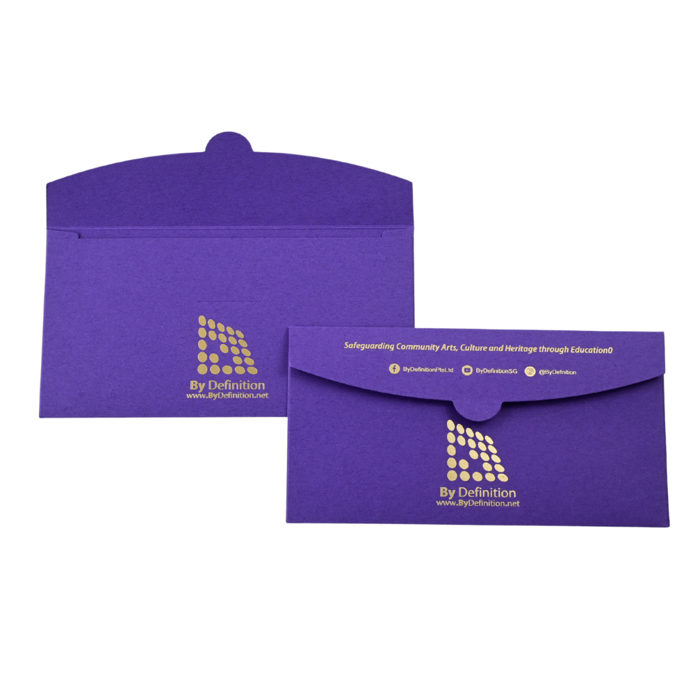 Custom Shape Luxury Foiled Envelopes