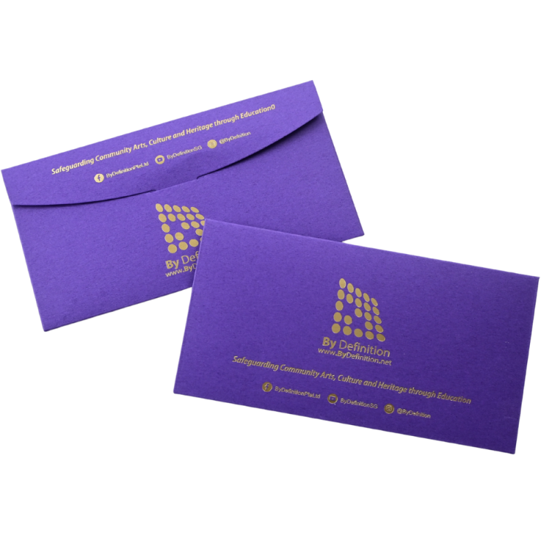 Custom Shape Luxury Foiled Envelopes