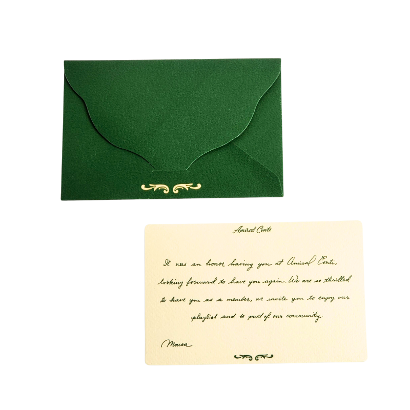 Custom Shape Printed Paper Envelope