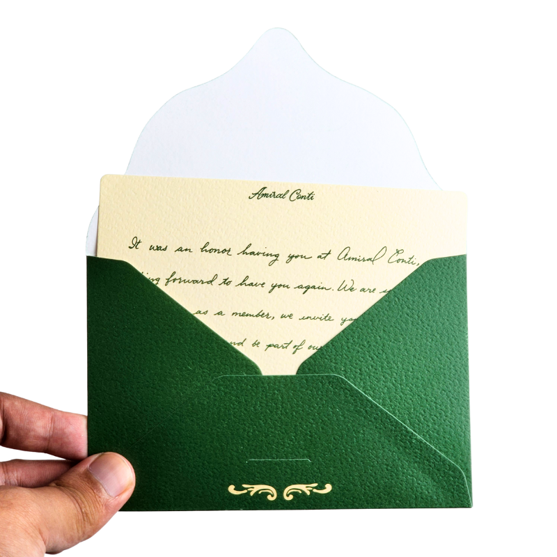 Custom Shape Printed Paper Envelope