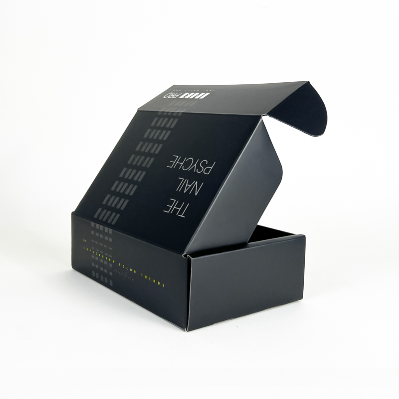 Custom logo Printing Corrugated Carton for Nail Kit Set