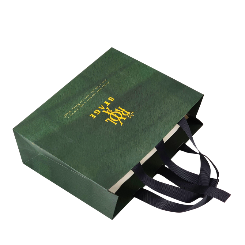 Customized Logo Luxury Jewelry Paper Gift Bag