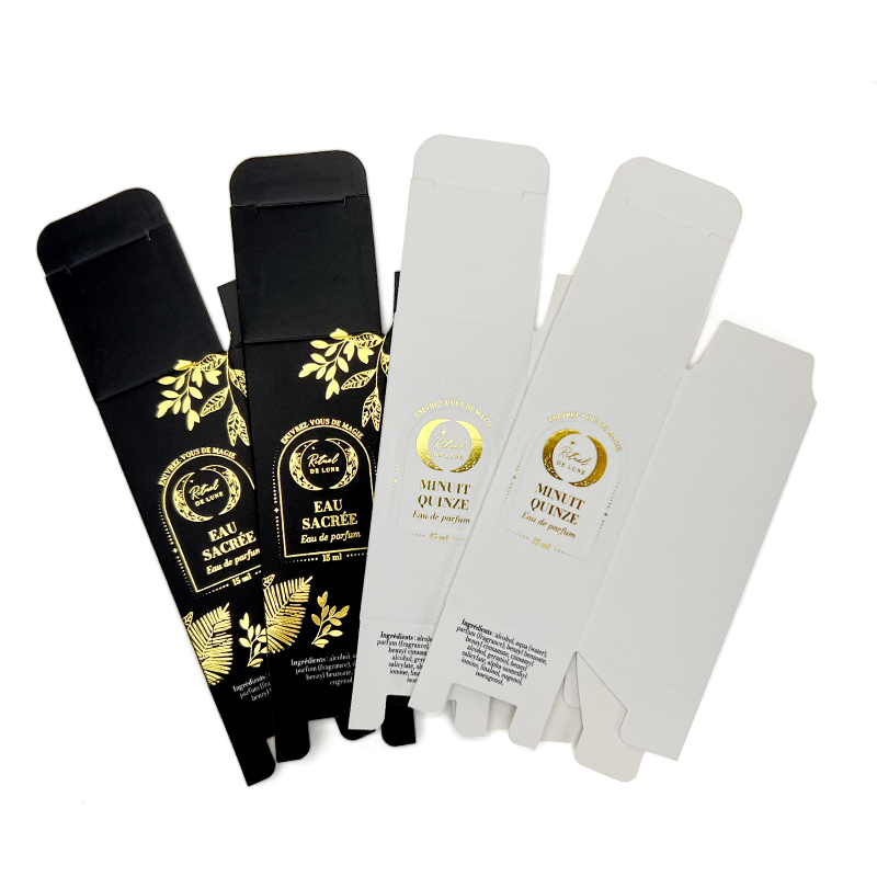 Gold Foil Luxury Paper Cosmetic Packaging Boxes