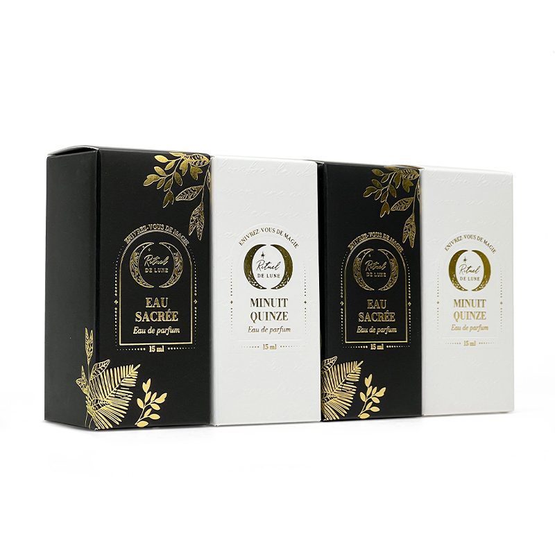 Gold Foil Luxury Paper Cosmetic Packaging Boxes