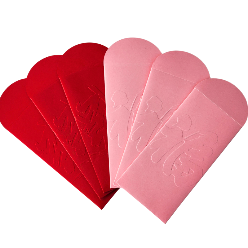 Logo Embossed Chinese New Year Money Envelope