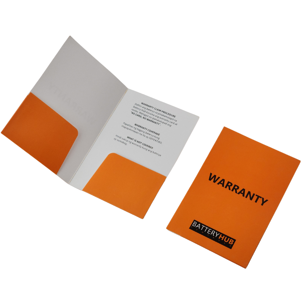 VIP Members Warranty Paper Card Paper Holder