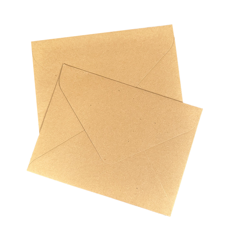 Custom Merry Christmas Card Kraft Envelopes
