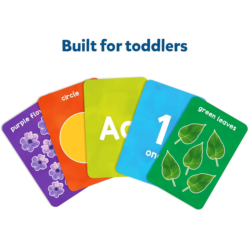 Custom Toddlers Baby Learning Thick Flash Cards 