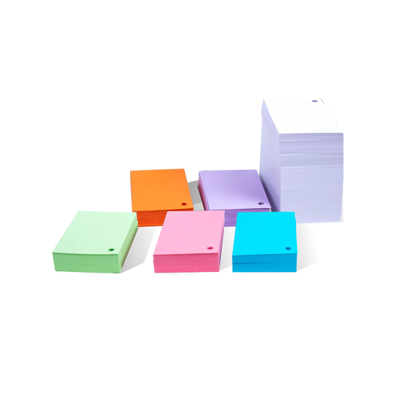 Custom Colored Blank Flash Cards