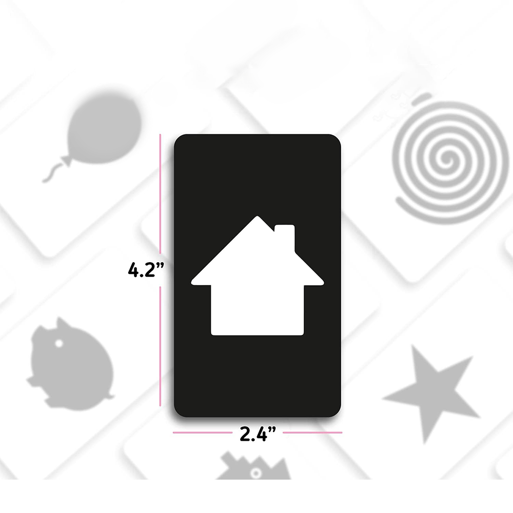 Custom Newborn Toys Black&White Flash Cards