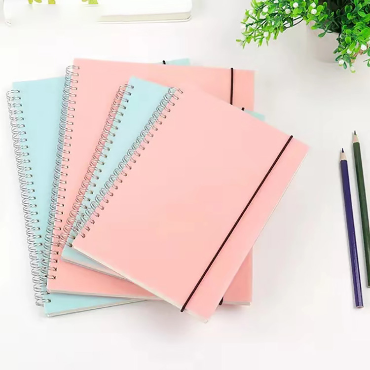 Custom Spiral Plastic Cover Notebook