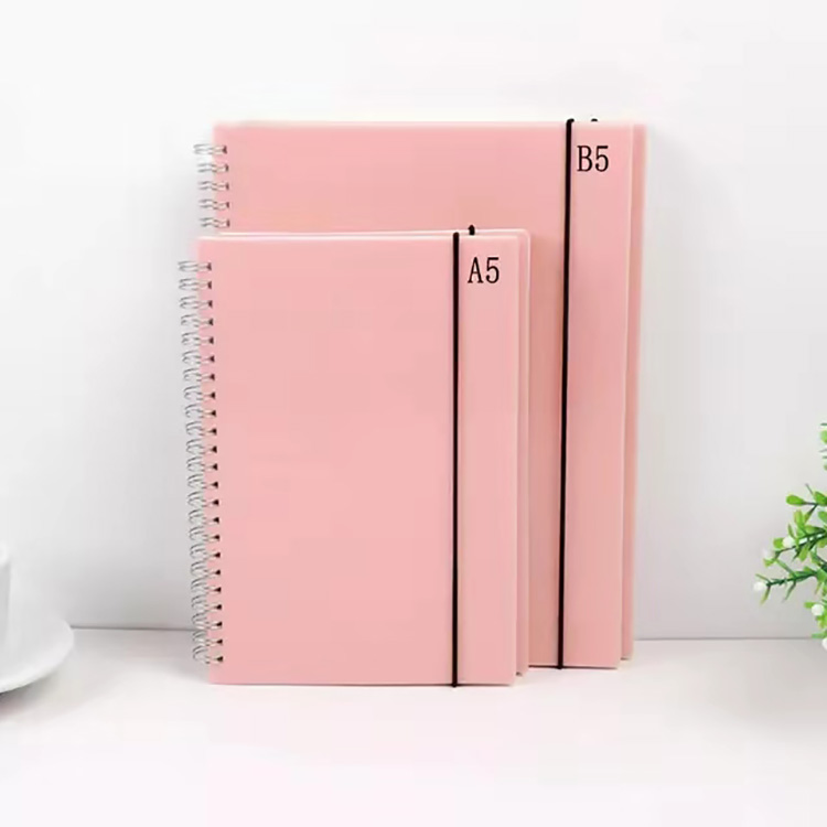Custom Spiral Plastic Cover Notebook