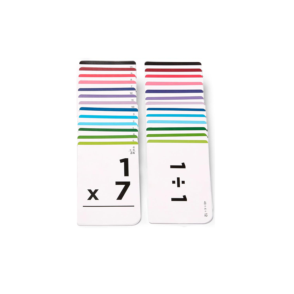 Multiplication and Division Learning Flash Cards